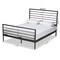 Baxton Studio Alva Modern and Contemporary Industrial Black Finished Metal Full Size Platform Bed 187-11630-Zoro - alternate 6